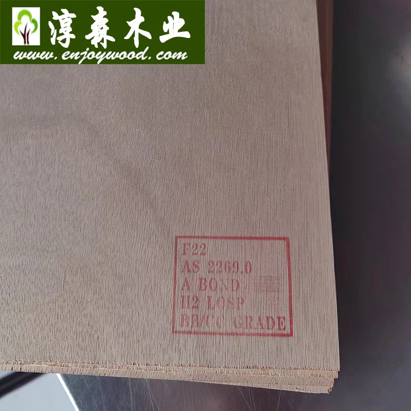 4mm Structural Plywood F17 F22 Structural Brace Bracing Ply 4mm Eucalyptus Plywood for Building House LVL Formply Yellow Tongue