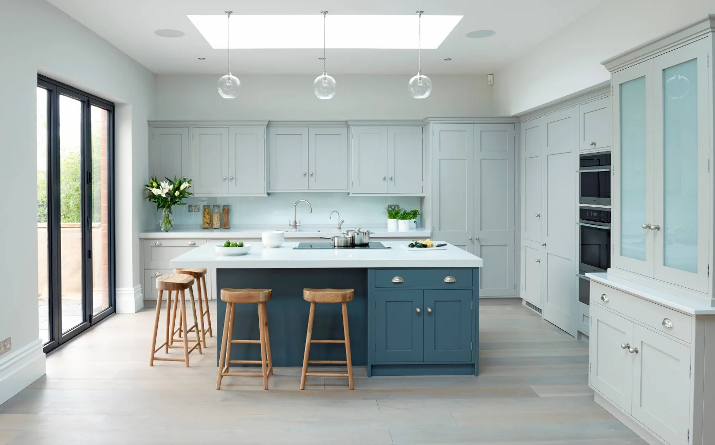Modern design fresh shape custom kitchen cabinet