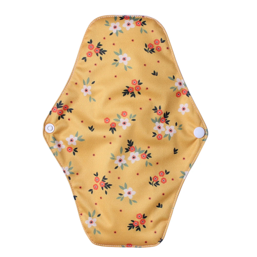 
Private Label 100% Organic Cotton Reusable Sanitary Pad Napkin Lady Menstrual Cloth Pads 