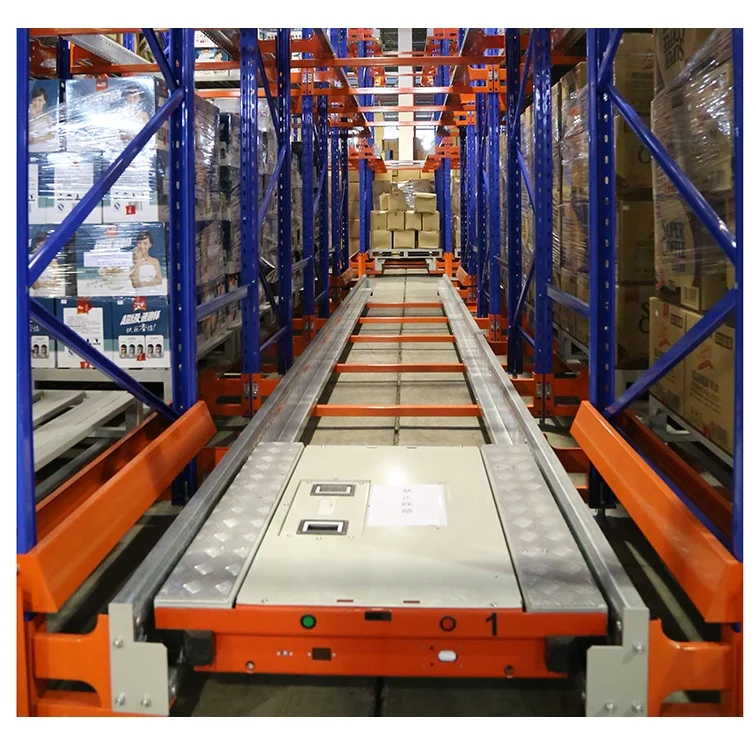 Сверхмощные складские полки автоматический радиоприемник челнок паллет Runner стеллажи