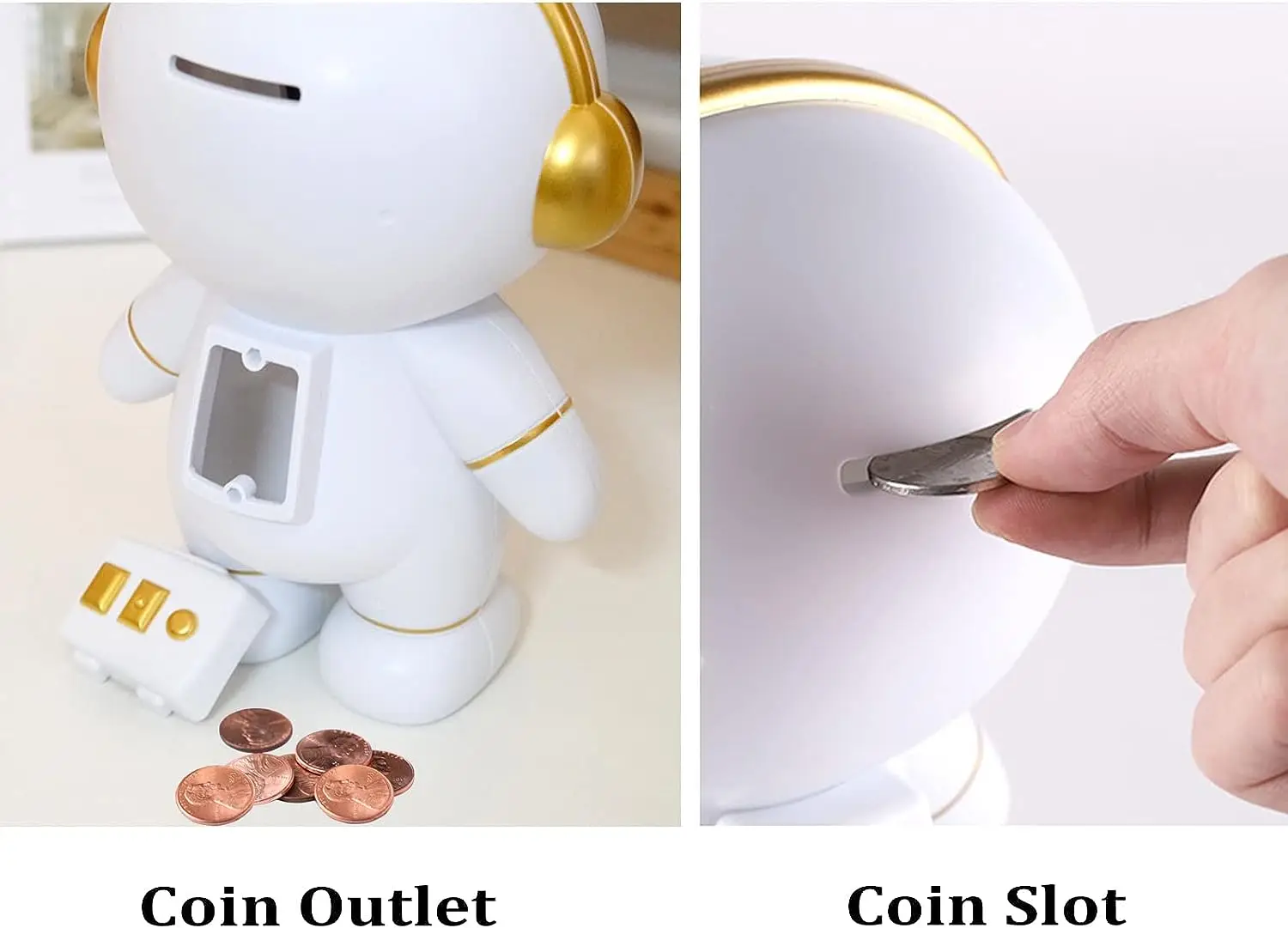 Astronaut Piggy Bank Coin Bank