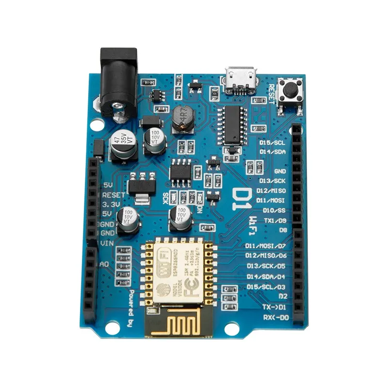 Arduino ESP-12E WeMos D1 UNO R3 CH340 CH340G WiFi Development Board Based ESP8266 Shield Smart Electronic PCB Module