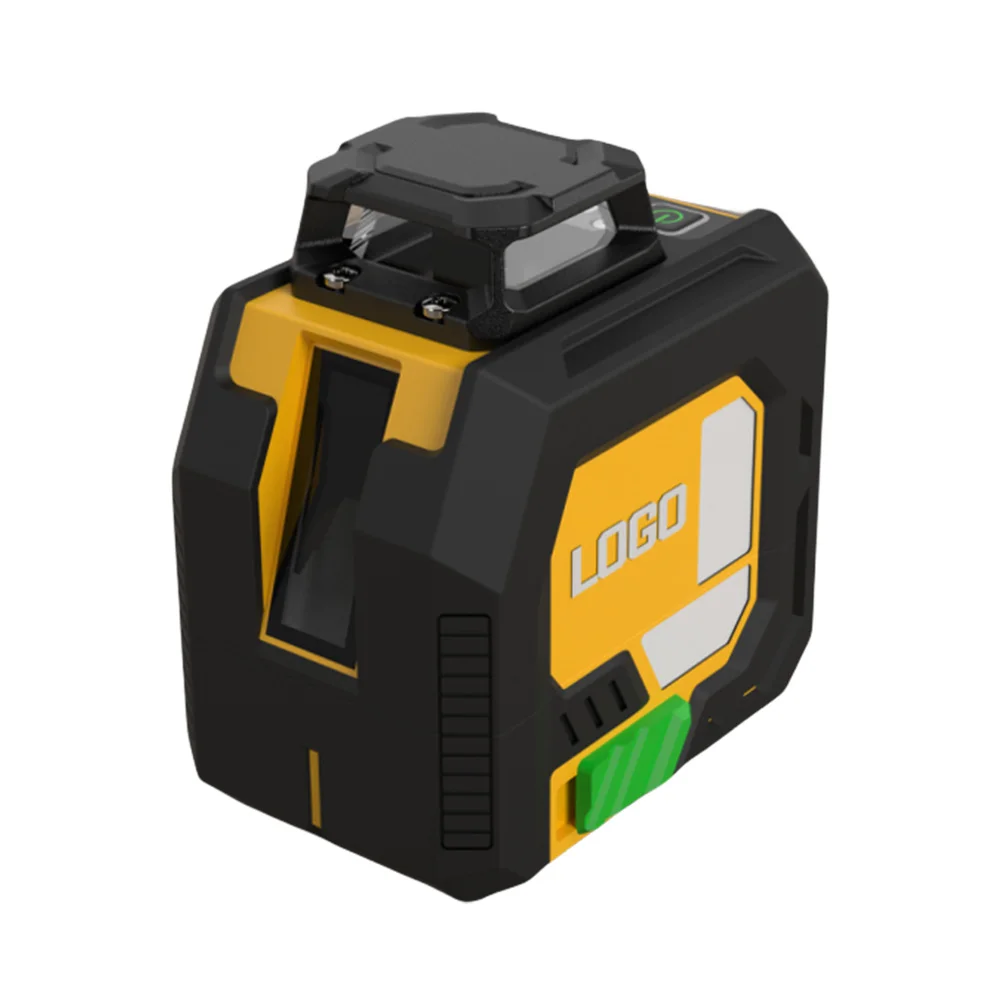 100ft Green 5 Line Self-Leveling Laser Level  Cross Line Laser with 3600mAh Rechargeable Battery with Type-C Charging Port