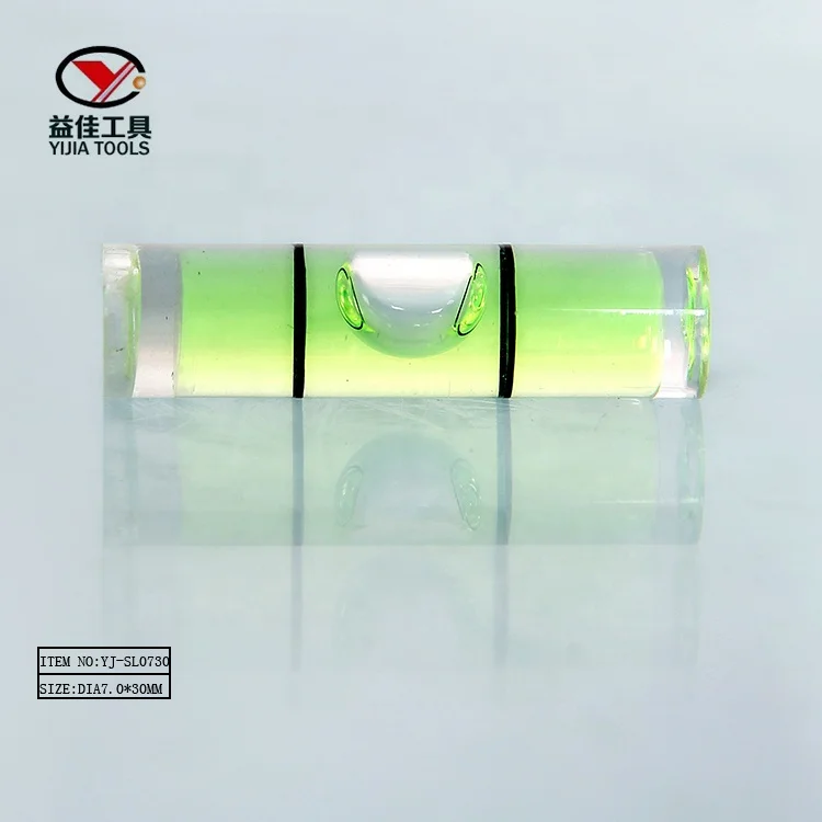 YJ-SL0730 small acrylic spirit level vial mini bubble level