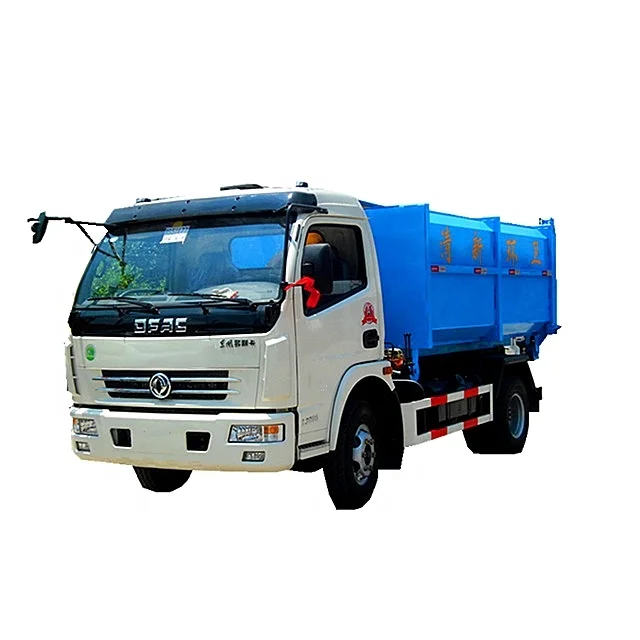 8cbm Stainless Steel Garbage Treatment 5ton Refuse Waste Container roll off Hook Lift Garbage dump Bin Truck