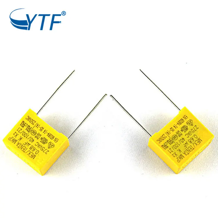 New Design Low Price High Voltage Mkp X2 2.2Uf 275Vac Mkp 275V 225K 225 Metallized Polypropylene Film Safety Capacitor P27.5Mm