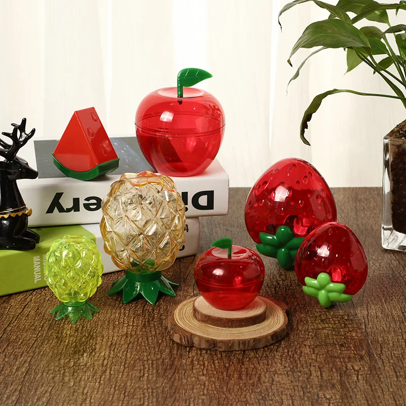 Candy Box Fruit Decoration Ball Apple Pineapple Plastic Arts and Crafts Mall Christmas Gift Decoration Box