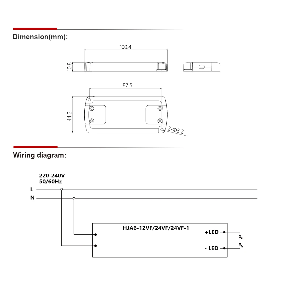 Constant Voltage independent driver for LED lamp super thin size