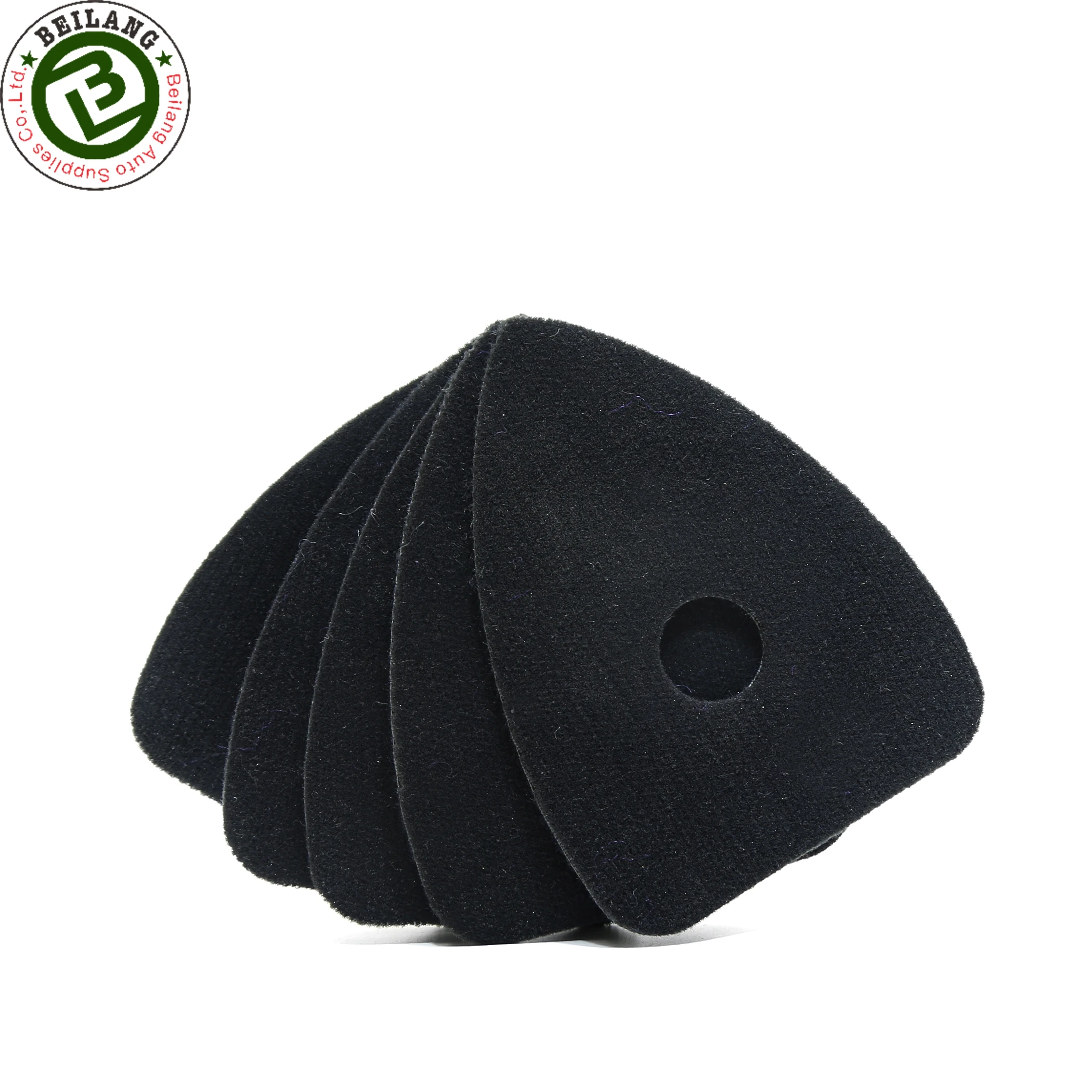 Non-Abrasive Cleaning Pad Microfiber Window Cleaning Pad Hook and Loop Sticky Clean Pad