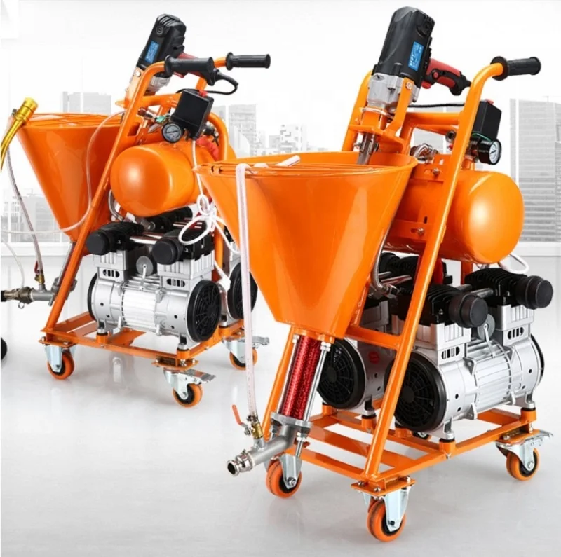 High pressure Wall Cement Putty Spraying Plaster Machine