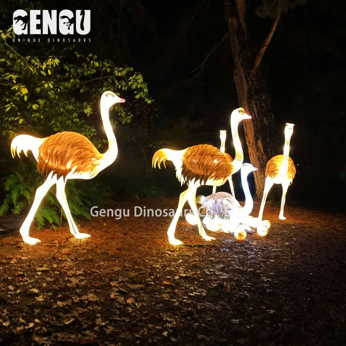 3D Waterproof Animal Lantern High Quality Lantern Group Decoration Zigong Factory