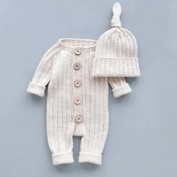 Adorable Autumn Rompers for Baby Girls and Boys Cozy Knits Jumpsuits for Newborns and Toddlers