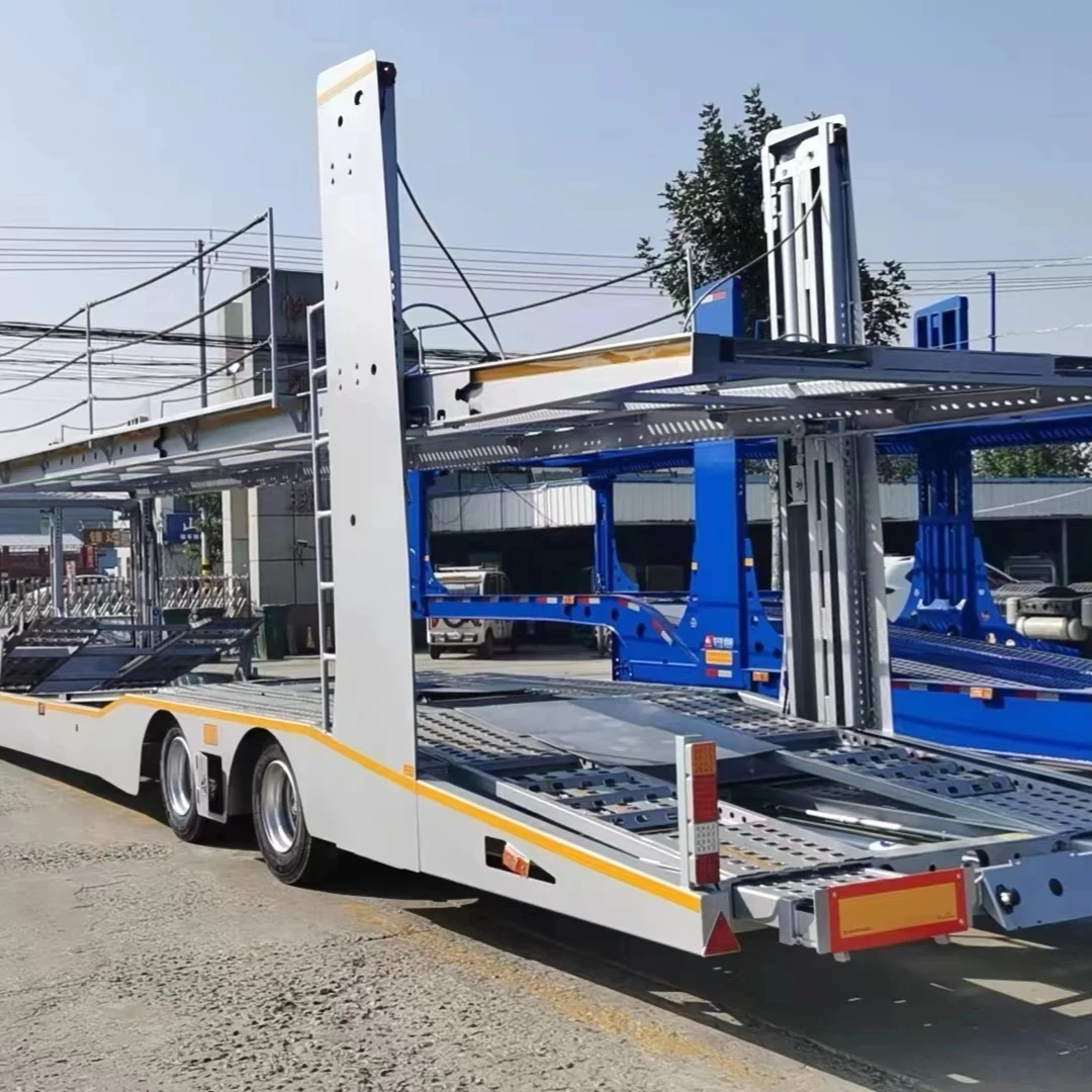Super Long Semi-Trailer Steel Logistics Carrier Carrier Trailer for Efficient Long-Distance Transportation