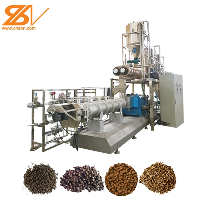 1- 6Ton/H Automatic aquatic Feed Production Line Fish Food Making Machine shrimp Feed Plant