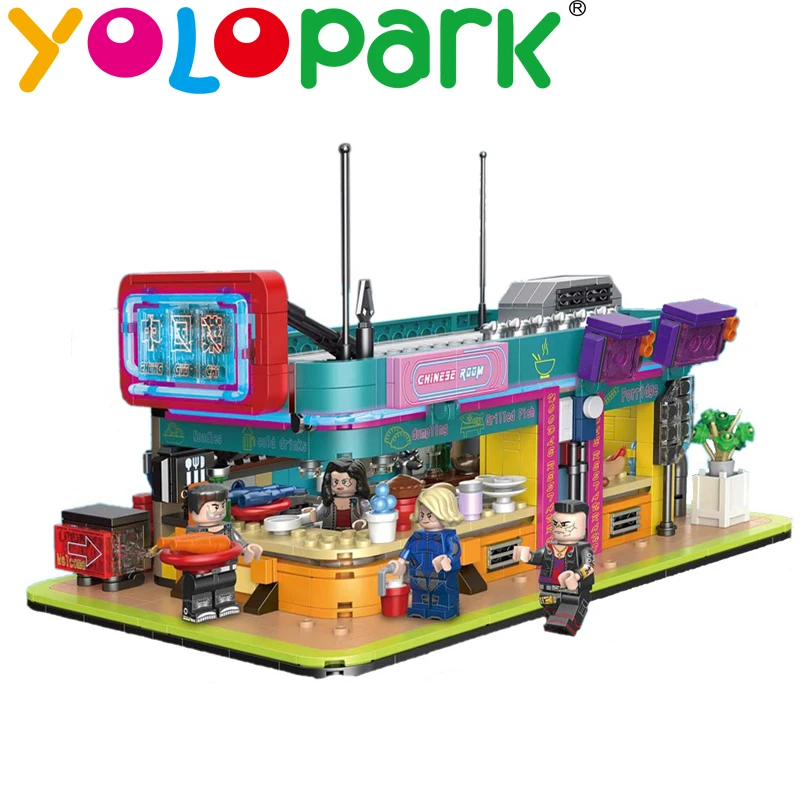 Newly Designed CHINESE CUISINE  Toys Colorful DIY Toy  Building Block Sets Baby Children Kids Educational Toys