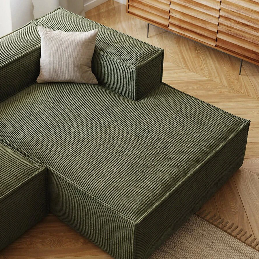 Compressed Packing In Box Foam Sofa Nordic Contemporary Couch Living Room Home L Shaped Modular Sectional Sponge Sofa Bed Set