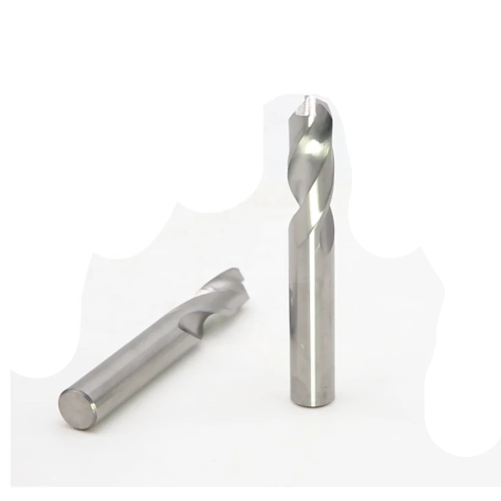 Tungsten carbide cemented carbide twist drill cutting tools for aluminum machining