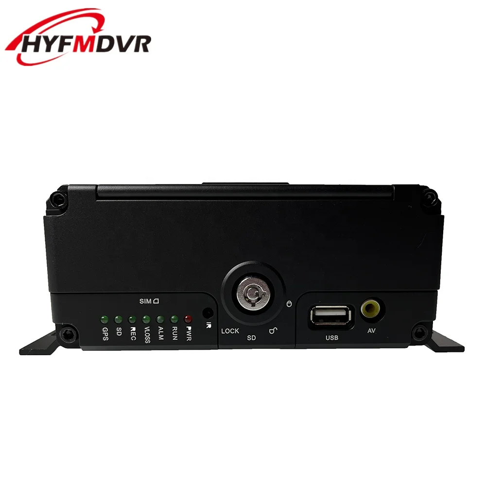 HYFMNVR AHD 4 Channels HDD Car Video Recorder GPS Beidou 3G High-definition Vehicle Monitoring Host Mobile NVR Manufacturers