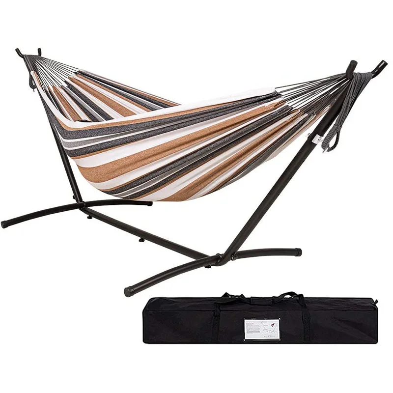 Carrying Bag Folding Hanging Swing Bed Portable Hammock Chair Camping Hammock with Stand