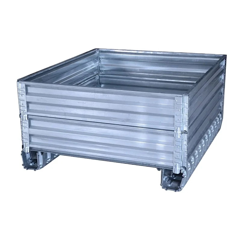 metal pallet collar Aluminum collapsible pallet collar box