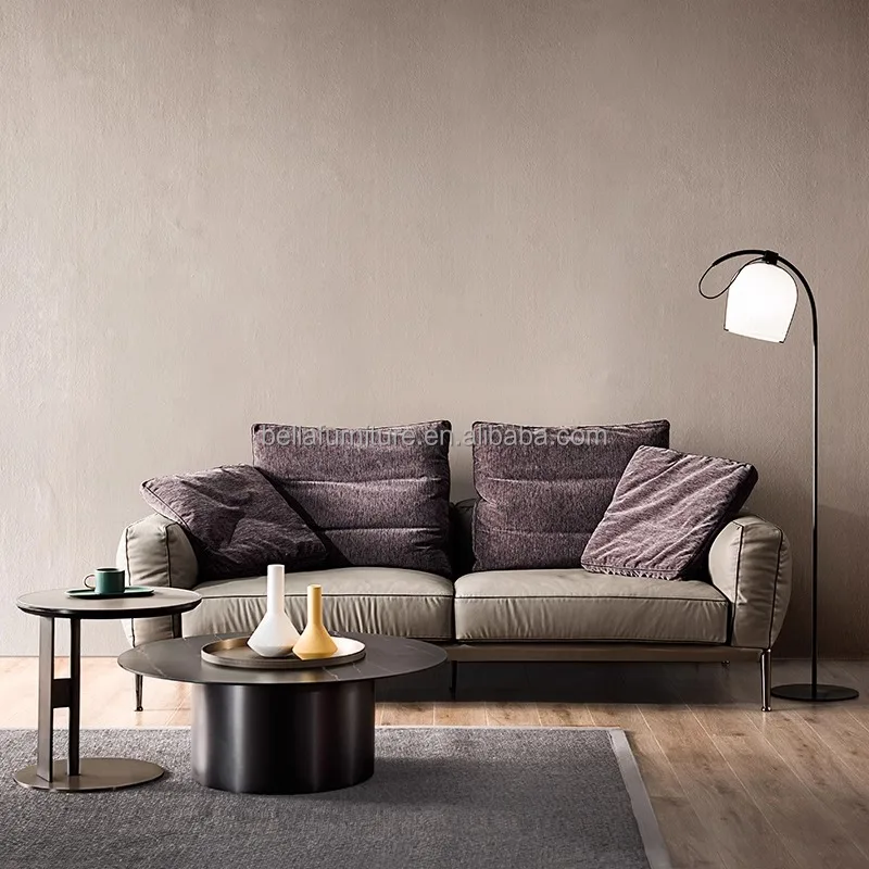 modern Simple style living room furniture Italian simple and fashionable small Metal coffee table and small corner table