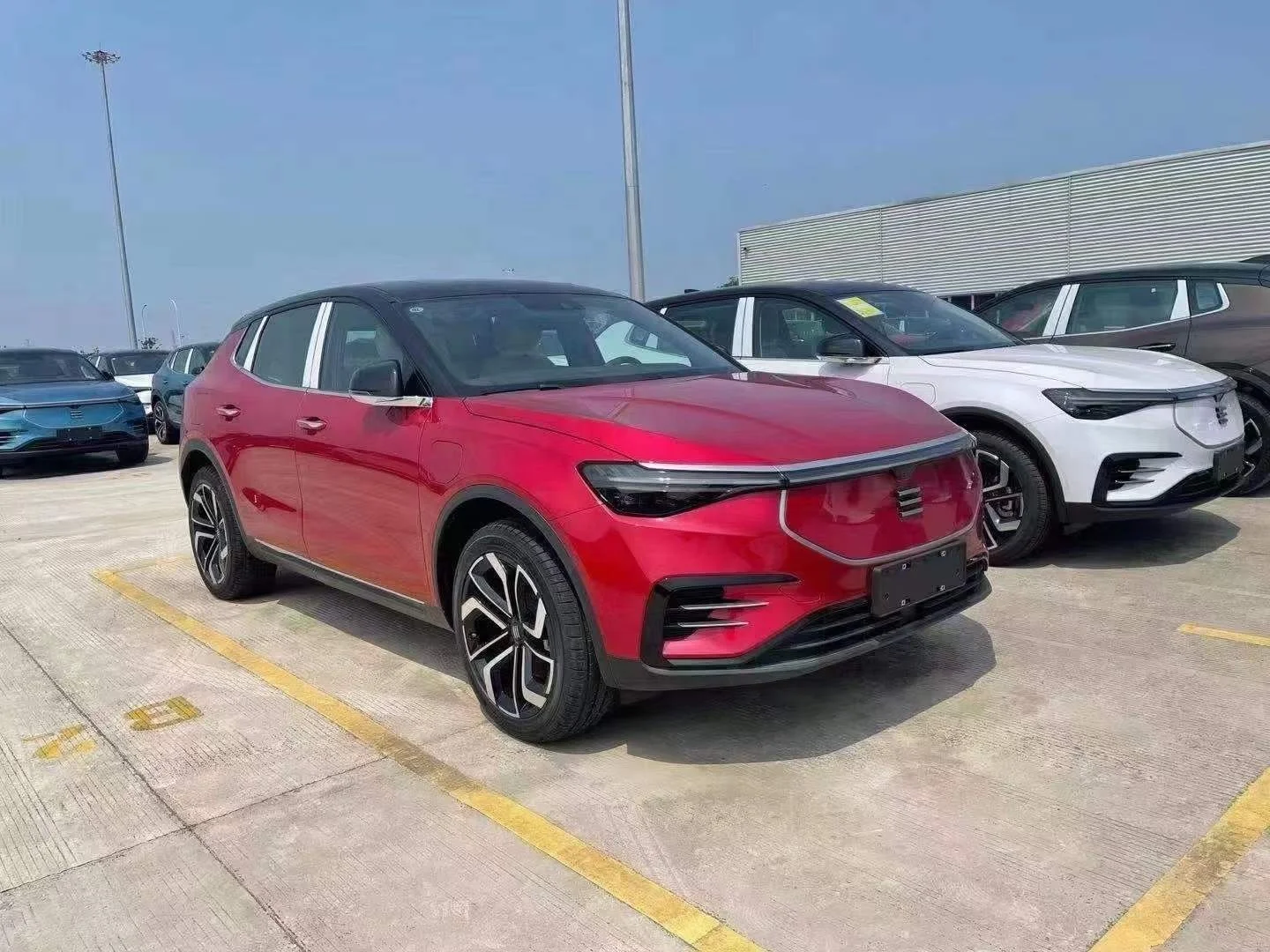 cheap price 2022 brand new ENOVATE ME7 electric cars Range Extend Electric Vehicles super long cruising range 410 km 530 km