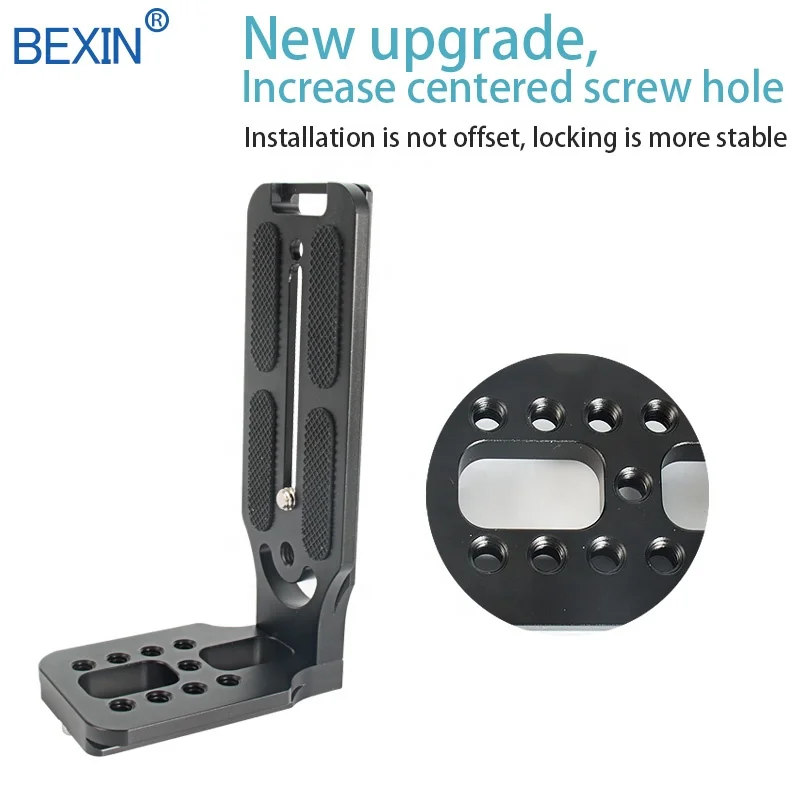 BEXIN Wholesale DSLR Digital Camera Accessory Tripod Extendable Stable Quick Release L Plate for Nikon and Canon and Sony Camera