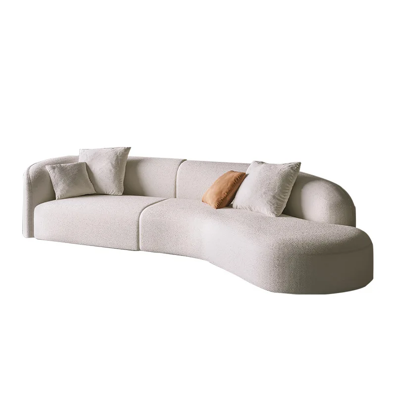 Couch Removable Seat Cushion Cover BEIGE American Style Fabric Modern Customized Foam Corner Sofa Furniture Living Room Sofa BYL