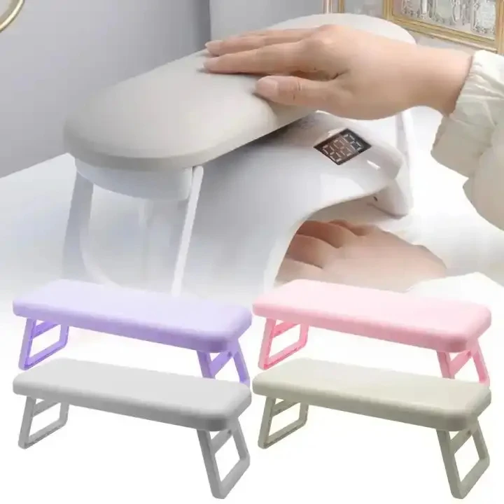 Supplier Russian Soft Manicure Hand Stand Cushion for Nail Salon Arm Rest Nail Hand Pillow Set Landscape Combination