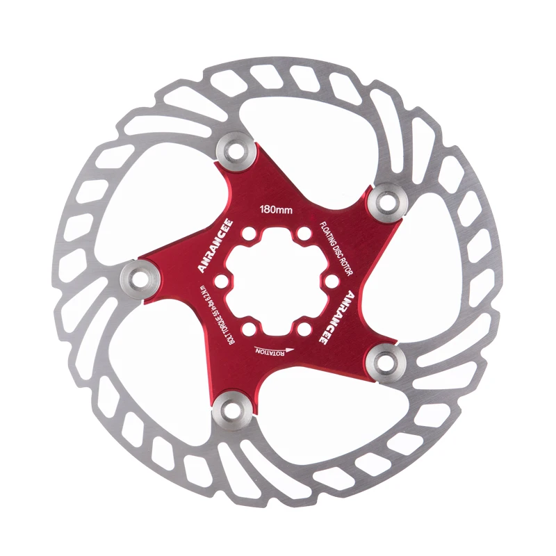 ANRANCEE Mountain Bike Cooling Disc Brake Floating Pads 140mm 160mm 180mm 203mm 6 Bolts Cool Down Bicycle Rotor VS RT99 RT86