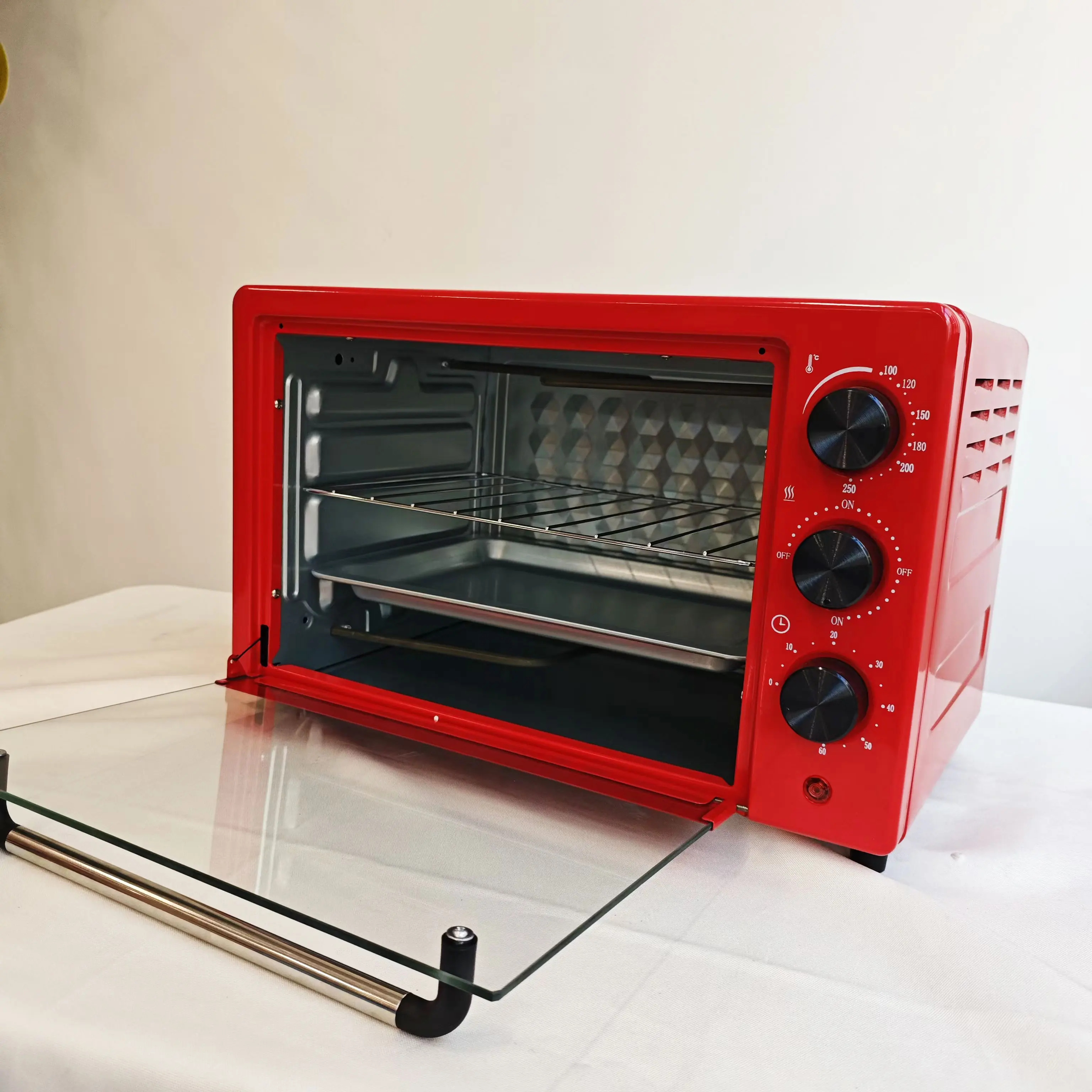 25l Small Kitchen Appliances Toaster Oven Mini Electric Oven For Cake Baking