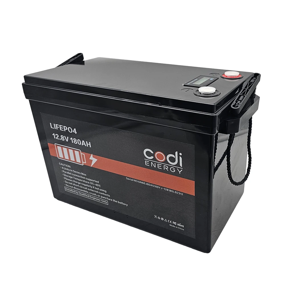 Codi Energy High Quality Lifepo4 Batteries 25.6V 180AH Lithium Ion Solar Energy Storage Lifepo4 Battery Pack