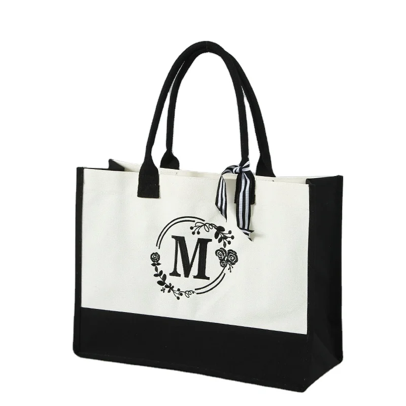 Manufacturers custom canvas bag fashion advertising hand shopping bags customized large  tote bag wholesale