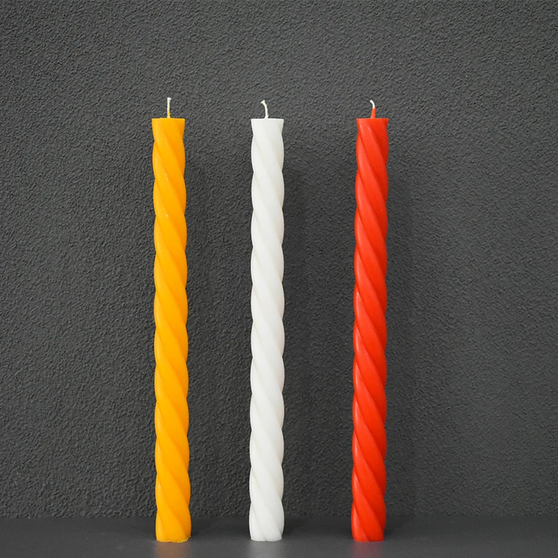 Candittle Soy Wax Decorative Aroma Drippless Long Frameless White Scented Taper Candles Sets Wholesale Tapered Candle Suppliers