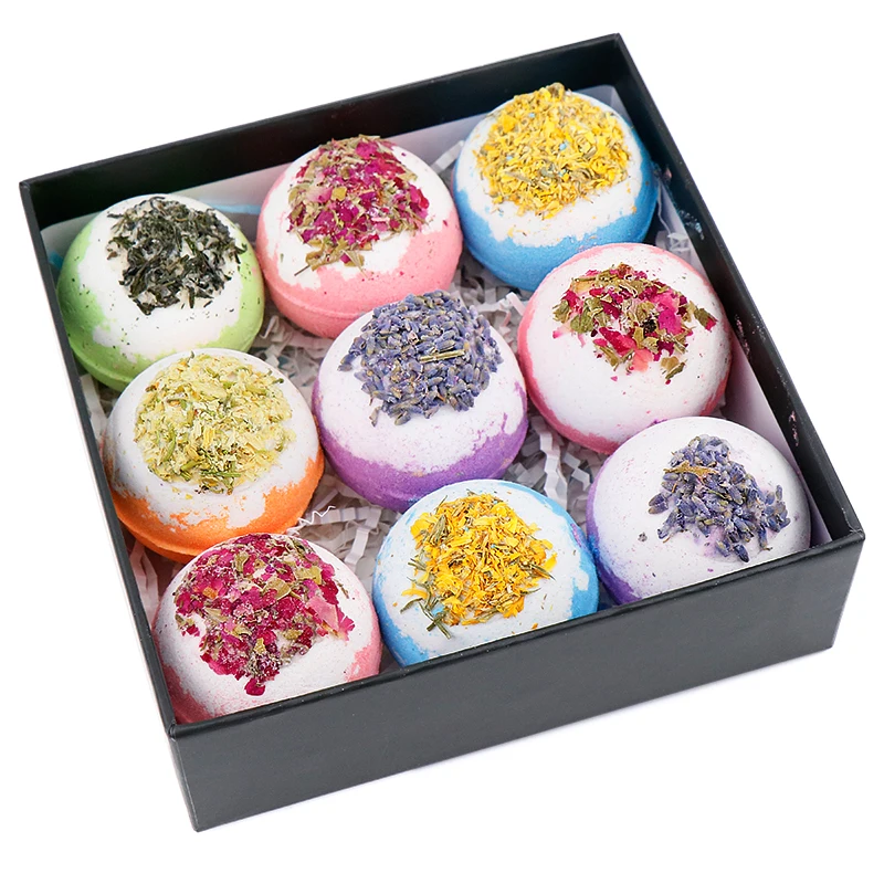 Christmas September New Promotion Organic Bath Bombs For Gift Set