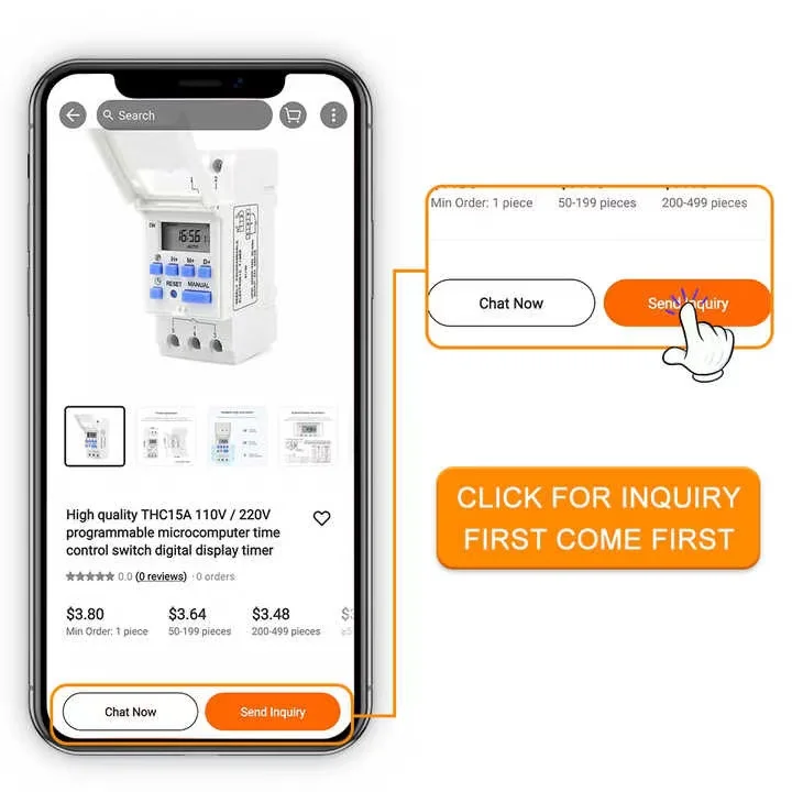 Programmable Digital TIME Relay Timer Switch Control AC 220V 110V 12V 24V Din Rail Mount THC15A