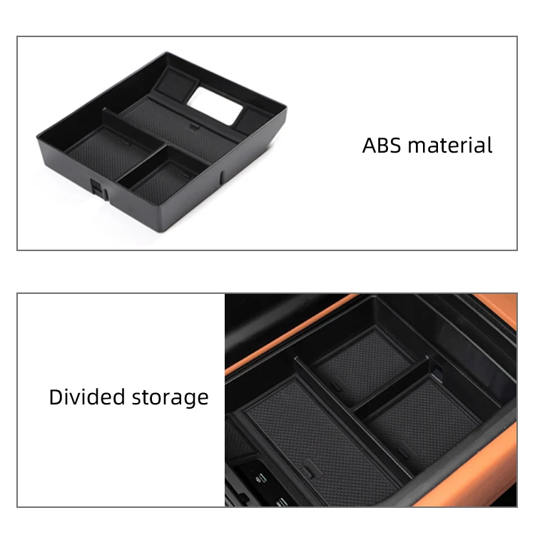 Maremlyn ABS Car Armrest Organizer Car Armrest Console Storage Box For Lixiang L9 Car Accessories 2024