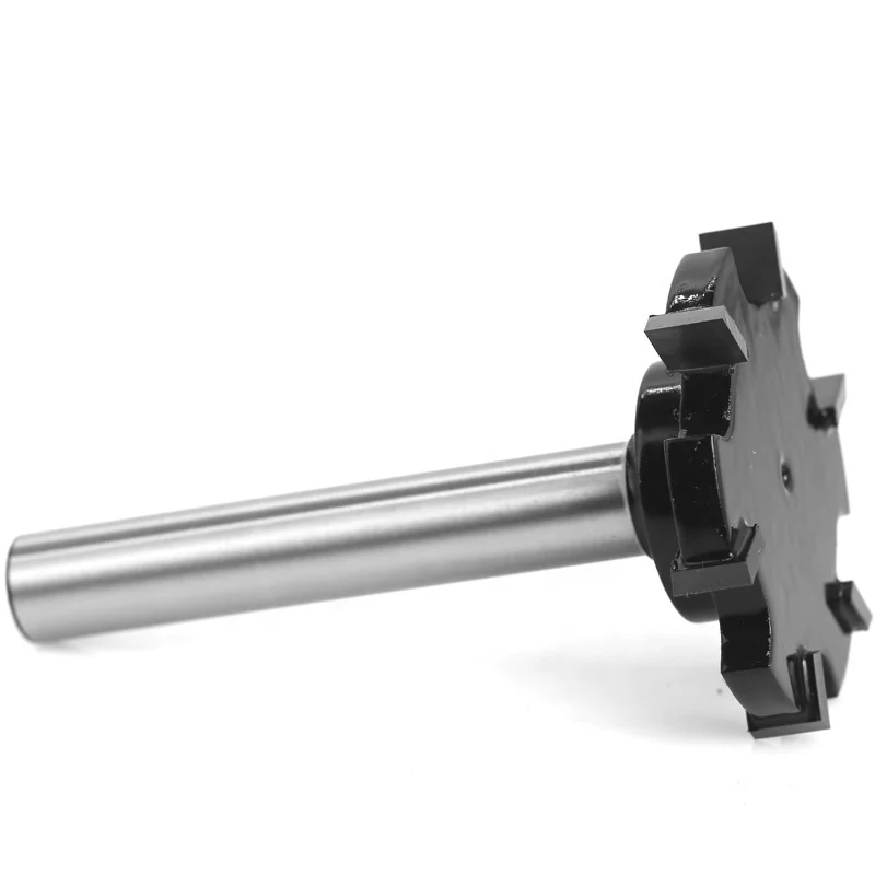 Spoilboard Surfacing Router Bits 12mm Shank,Planer Bits with Carbide Tipped 6 Flute, 52mm Cut Dia.Slab Flattening