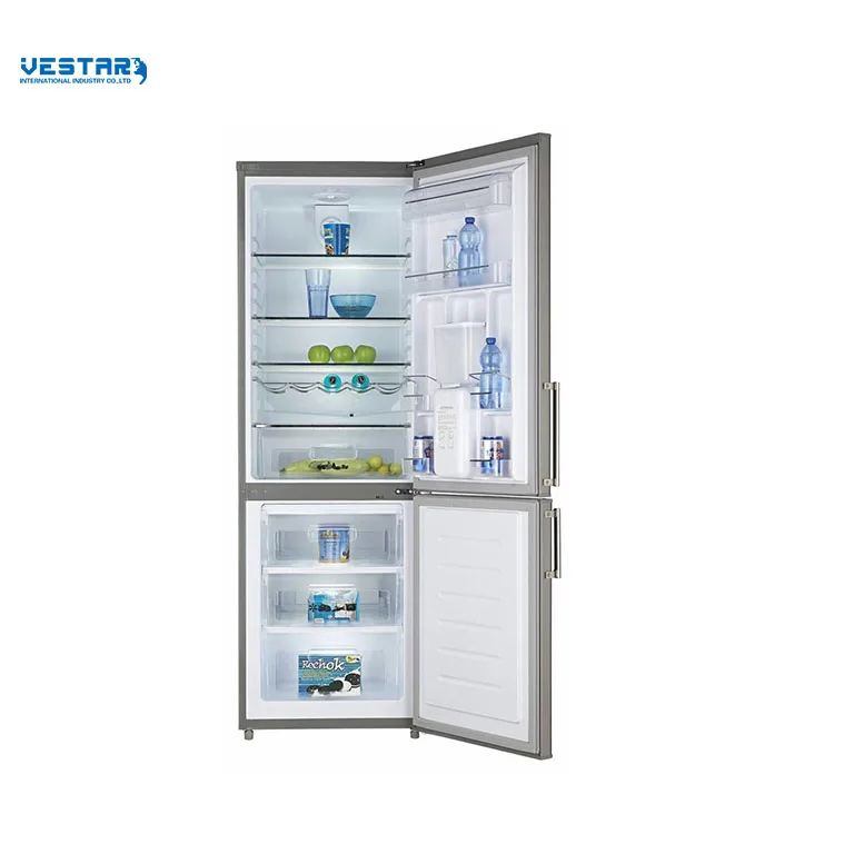 R600a Double door multifunctional stainless steel fridge made in China