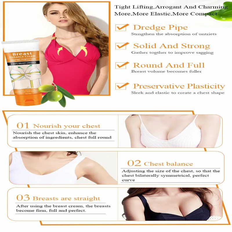 Instant Big Boobs Tight Massage Cream Firming Breast Enhancement Cream Private Label Organic Best Natural Breast Enhancers