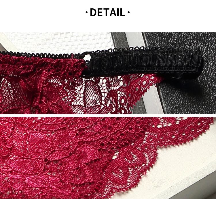 Fashion breathable young girls thong ladies sexy lace g-string transparent panties