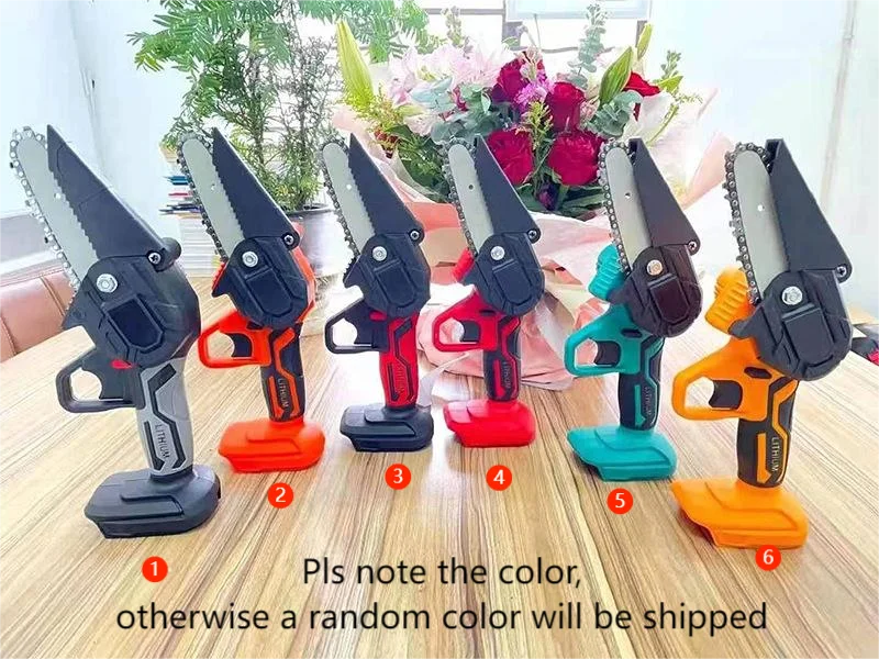 6 Inch Portable Brushless Mini Chainsaw Cordless High Quality Electric Chainsaw Handheld Small Saw Stock
