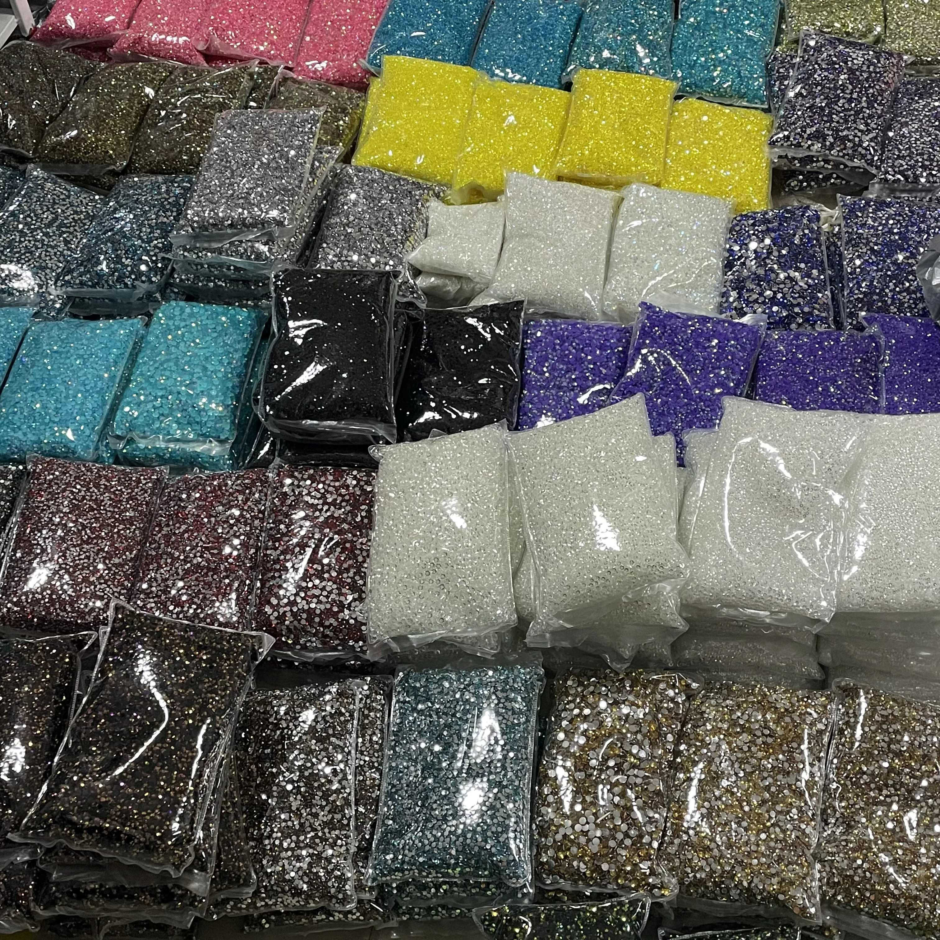 XULIN  Accept Mixed Colors Size Bling Bling Flatback Crystal Stone Resin Bedazzler Rhinestone For Cup Decoration DIY