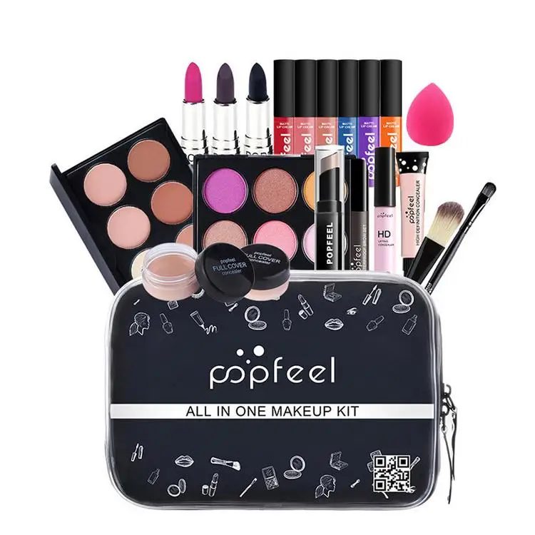 
Professional Make Up Sets Cosmetics Kit with Eyeshadows Lipstick Concealer Cosmetics Kit for Women Girls Starter 20PCS 