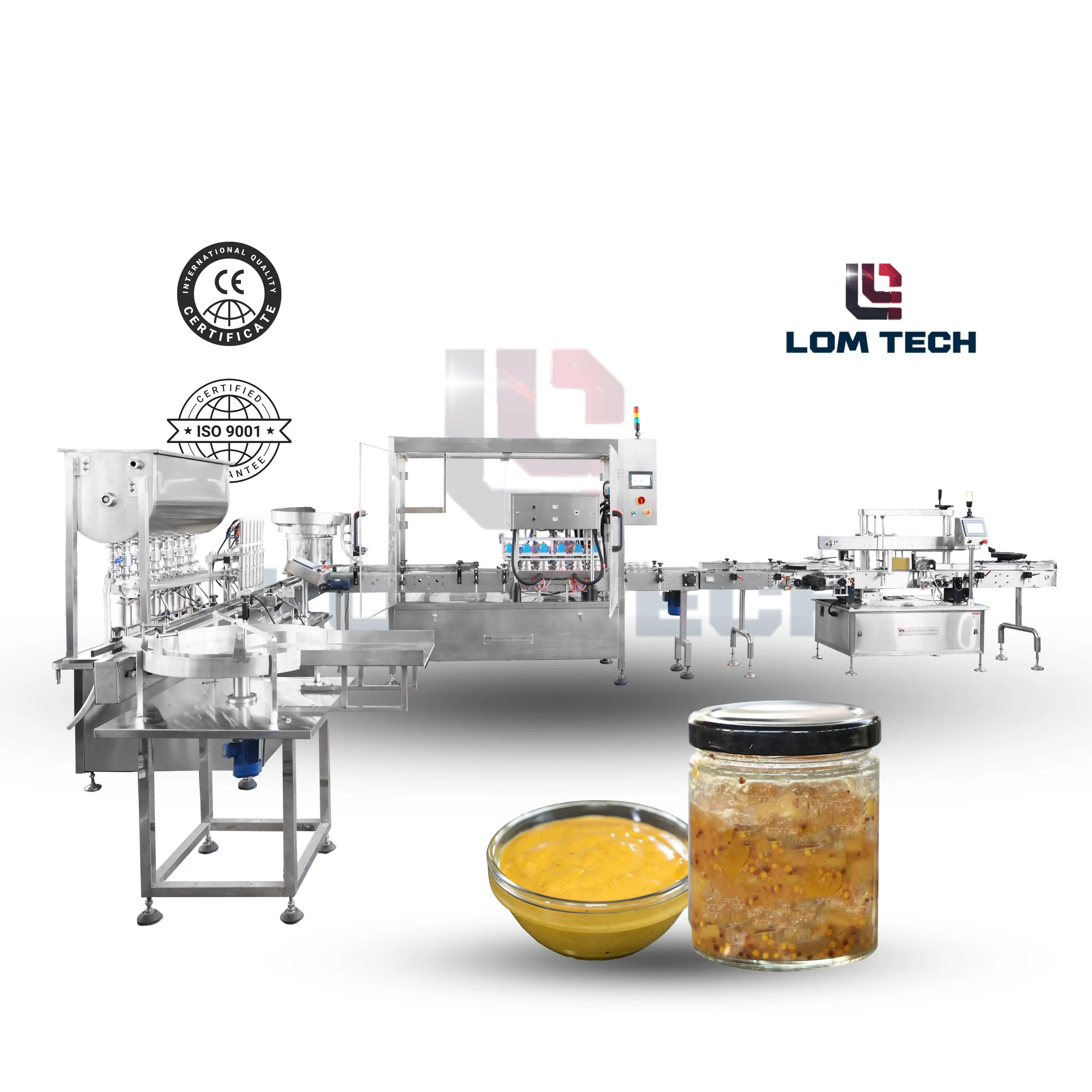 LOM High Speed Customization Juice Drink Beverage Cream Liquid Fertilizer Filling Equipment Line