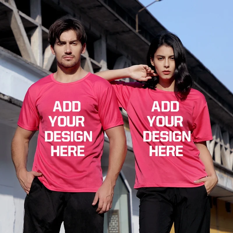 wholesale run quick drying men gym fitness sublimation t shirts plain custom printing tshirt unisex customized quick dry t-shirt