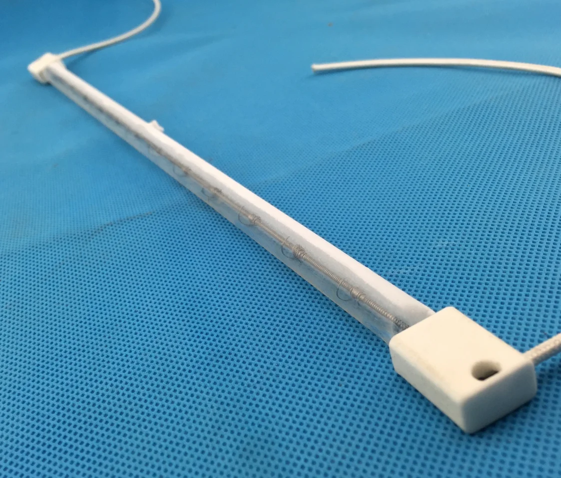 High quality halogen quartz tube heater, infrared heat lamp for pet blowers