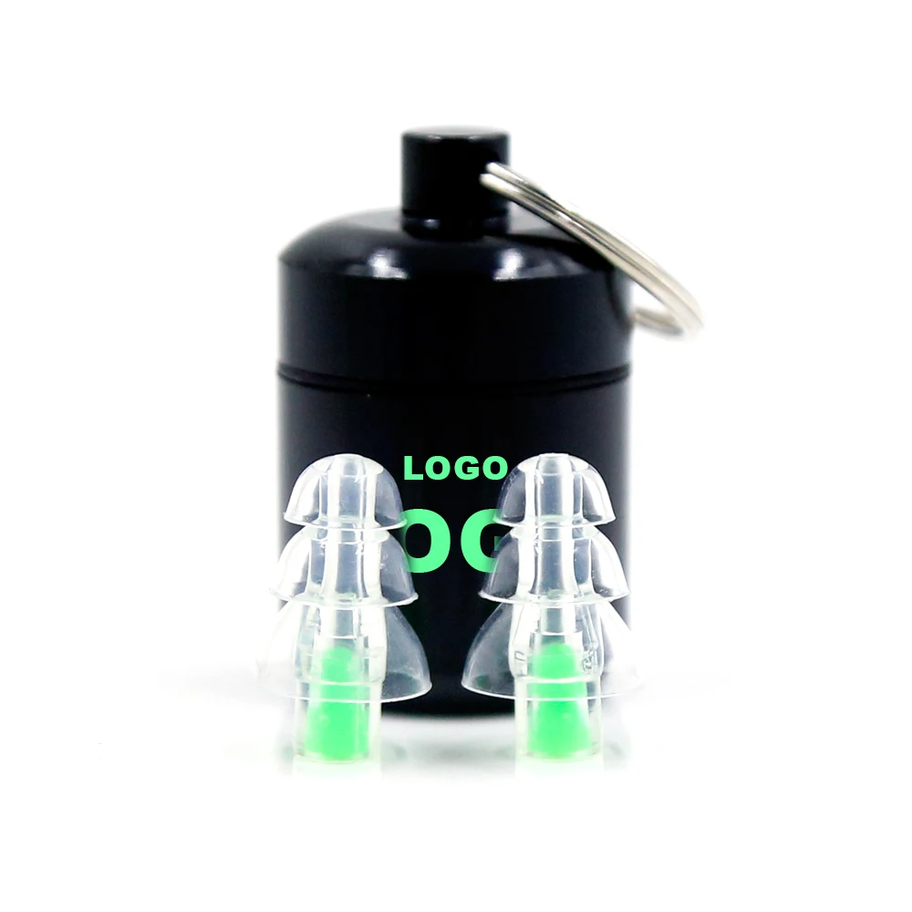 High Fidelity Flight Musician Wholesale CE Concert Silicone Motorcycle Flying Construction Ear Plugs