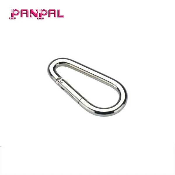 Высокое качество брелок оцинкованный карабин d-образный оснастки крюк для пеших прогулок