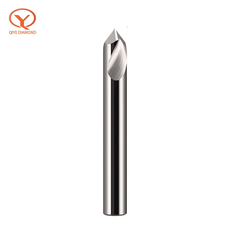 Qiye CNC HRC65 Solid 90 Degree Carbide Centre Drills Center Drill Bit